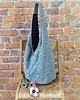 torby XXL Boogi Bag szara torba hobo w stylu boho 8