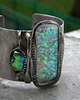 bransoletki wire wrapping Bioluminescencja   - BRANSOLETA MANKIET - CUFF 1