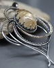 wisiory Kwarc z rutylem naszyjnik wire wrapping "Lusutien" 5