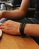 biżuteria męska Męska bransoletka ze skóry naturalnej PREMIUM 1