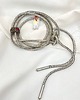 bransoletki z kamieni naturalnych Bransoletka oplatana z charmasami Swarovski 1