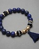 bransoletki z kamieni naturalnych Chwościk boho - Dark Blue vol. 2 /11-03-23/ 1