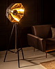 lampy do pokoju dziecka Lampa stojąca podłogowa Studio czarna złota loftowa industrialna160cm 1