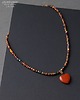 wisiory Walentynkowe serce z jaspisu brekcja prezent  handmade dla ukochanej osoby 6