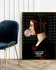 plakaty Plakat Portret z gumą z profilu Jane Doe 4