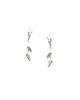 kolczyki srebrne Kolczyki srebrne WAVES Straight / silver earrings 1
