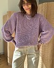 swetry damskie  Sweter Touched organic lila 2