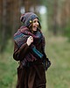 szale damskie MAXCOLOR duży szal handmade " jesienne jezioro " 3