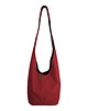 torby XXL Czerwona torba hobo w stylu boho / vegan 7