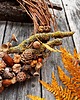 wianki Wianek jesienny leśny NATURALNY na drzwi 3