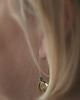 kolczyki wire wrapping Kolczyki-przebiśniegi z naturalnym kamieniem 4