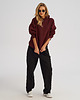 bluza z kapturem damska Bluza z kapturem STUDIO Red Wine damska 4