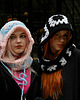 czapki damskie Balaclava z moheru ręcznie szydełkowana, kominiarka czapka handmade 3