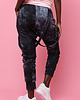 spodnie dresowe damskie Grafitowe spodnie z szelkami TIE DYE 1