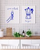 plakaty PLAKAT kawa, kawiarka grafika, prezent dla kawosza, do kuchni 5