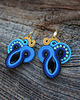 kolczyki soutache Etniczne kolczyki soutache 1