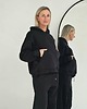 komplety damskie Aba komplet oversized kangurka i szerokie spodnie wide leg Black 2