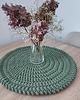 podkładki do kuchni Podkładka szydełkowa boho ze sznurka 50cm 5