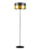 lampy podłogowe Czarna lampa stojąca do salonu w stylu glamour WERONA ECO GLAM 5