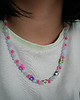 chokery Kolorowy naszyjnik choker z koralików MISIE 2