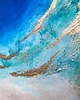 obrazy Granatowy obraz abstrakcyjny - obraz ze złotem Maldives XXII 40x50 cm 3