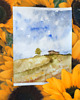 obrazy WYPRZEDAŻ SZTUKI! Akwarela Pejzaż górski oryginalny obraz 300g A4 21x30 cm 1