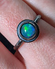 pierścionki srebrne Pierścionek paradise- opal 3