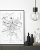 plakaty Mapa Kielc - grafika z planem miasta - Kielce 1