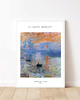 plakaty PLAKAT Monet, wschód słońca, impresja 1
