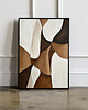 plakaty Plakat Abstrakcja w brązie 6