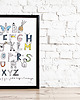 pokój dziecka - różne Plakat edukacyjny LITERKI / ABC POSTER 3