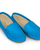 półbuty damskie Skórzane mokasyny Zapato model 001 lazurowy lico 1
