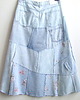 spódnice maxi Patchworkowa spódnica jeans r.48 2