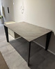 stoły Nowoczesny Stół Kuchenny 120x60 Elegancki Spiek Kwarcowy i Stalowe Nogi HIT 5