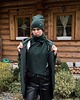 szale damskie Szalik JUST WARM ZIELONY 2