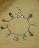 bransoletki wire wrapping Bransoletka serce kolorowa wire wrapping 3