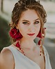 Biżuteria ślubna FEATHERLY burgundy 3