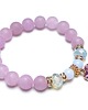 bransoletki z kamieni naturalnych Blue and lavender /heart/ - bransoletka  /29-12-24/ 2