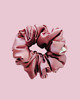 gumki do włosów Gumka jedwabna, scrunchie, frotka dusty rose MAXI 3