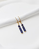 kolczyki z kamieniami Kolczyki pozłacane - Lapis Lazuli 2
