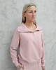 komplety damskie Kissa wygodny komplet z rozpinaną bluzą  Powder Pink 7