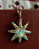 wisiory Amulet Słońce z brązu 3