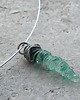 wisiory Zielone spirale - naszyjnik 2