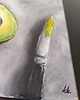 obrazy Awokado Obraz Olejny 40x40 Kuchnia Jadalnia Nowoczesny Loft Avocado 2