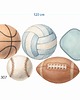 naklejki ścienne do pokoju dziecka Naklejki na ścianę dla dzieci piłki, sport, pokój sportowca ozdoby A307 2