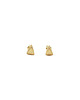 kolczyki pozłacane Kolczyki złote TRI MINI / AU GOLD earrings 3