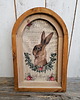 Ozdoby na ścianę RUSTYKALNA DEKORACJA ŚCIENNA, ZAJĄC, VINTAGE, Retro Styl 3