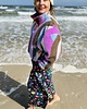 bluza bez kaptura damska Bluza z futerka z plisą w szachownicę 8