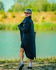 bluza bez kaptura damska Długa bluza asymetryczna z wysoką stójką , idealna na chłodne dni 4