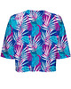 t-shirt damskie DR.CROW T-shirt Krótki CROP Palmy 1